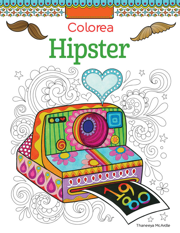 Colorea. Hipster